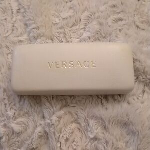 Versace White Glasses Case